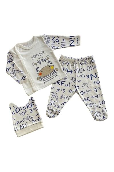 PHUTİ COLLECTION Baby Boy Hospital Discharge Set