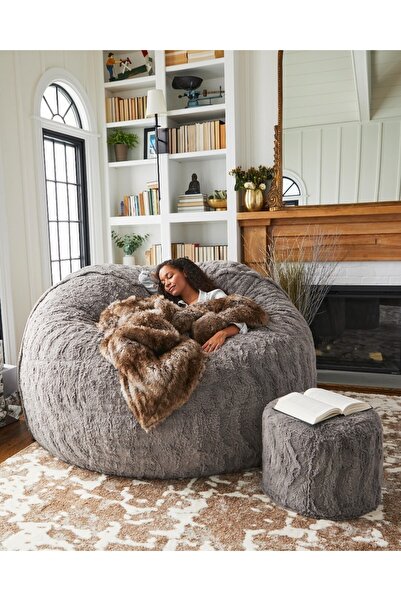 Pufero Pufio Dev Boy Rengarenk Dev Puf Özel Tasarım