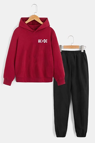 Muwen Butik Kıds Çocuk Acdc Eşofman Takımı