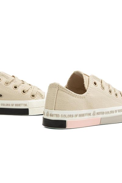 Benetton ®| Bn-70019 - 3409 Beige - Kids Sneakers