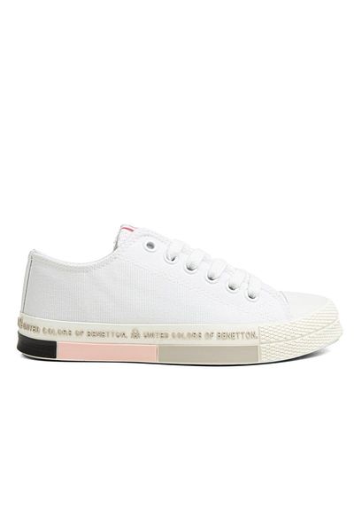 Benetton ® |   Bn-70017 - 3374 White Powder - Pantofi sport pentru damă