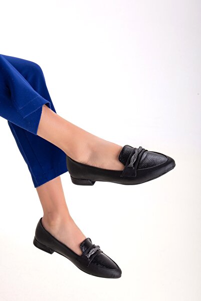 Freemax Women's Summer Comfortable Light Ballerina Shoes Black