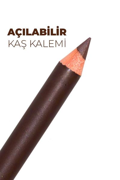 govern Eyebrow Pencil with Openable Brush - Brown