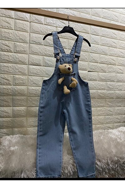 Alis Alişş Dječji Džins Kombinezon sa Dodatkom Medvedića