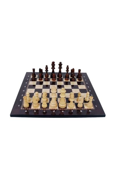 SNR Luxury Tree Chess Set Set Wooden Figure Checkers Superior Quality