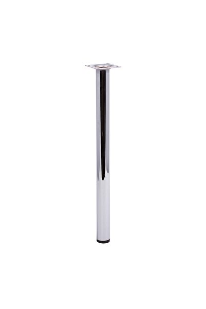 SNN AKSESUAR - Silindir 71 Cm. Masa Ayağı Krom - Metal Ayak - 4 Adet
