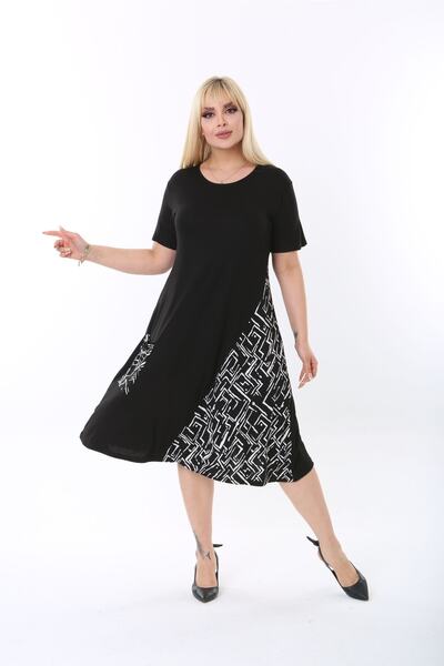 mezura tekstil Σταυρωτό μονό τσεπάκι με κοντό μανίκι μεσαίου μήκους Κομψό καλοκαιρινό χτενισμένο βαμβακερό φόρεμα