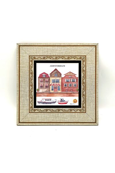 BAKSEPETE Masa MDF imprimata Amsterdam - 20cmx20 Cm, Krt-018