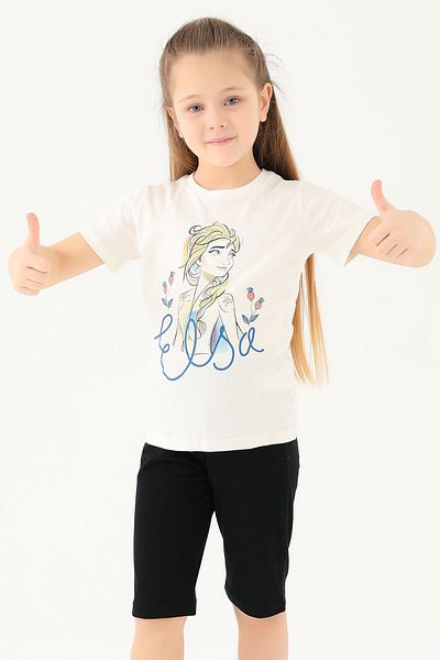 Disney Frozen D4803 Κοντομάνικο μπλουζάκι για κορίτσια με άδεια χρήσης
