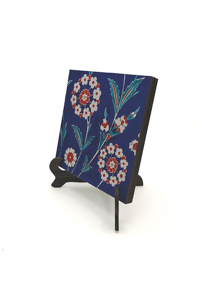 Sadrazam Iznik Tile Pattern Printed MDF Table Top