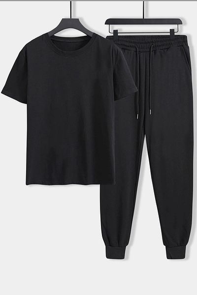 Trend Sizde Σετ φόρμας Unisex Positivity Printed Top Bottom