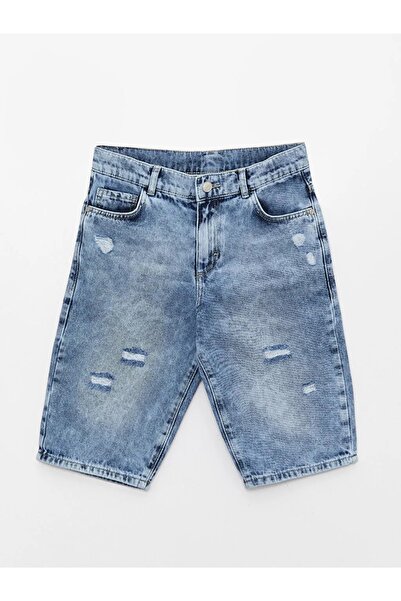 LC Waikiki Lcw Kids Yırtık Detaylı Erkek Çocuk Jean Roller