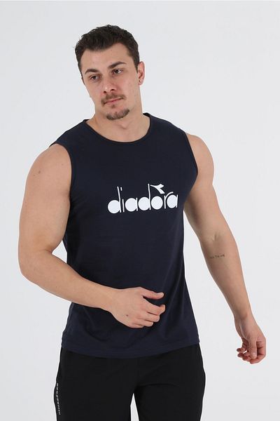 Diadora Ανδρικό αμάνικο μπλουζάκι Therm Dark Navy Blue - 1ATL01-Dark Navy Blue