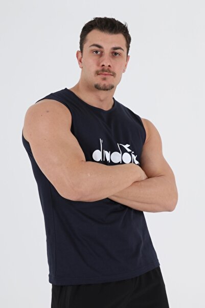 Diadora Ανδρικό αμάνικο μπλουζάκι Therm Dark Navy Blue - 1ATL01-Dark Navy Blue