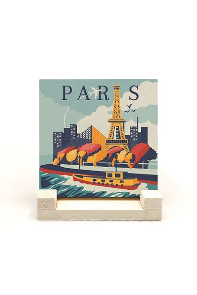 Sadrazam Paris Printed Natural Stone Tabletop
