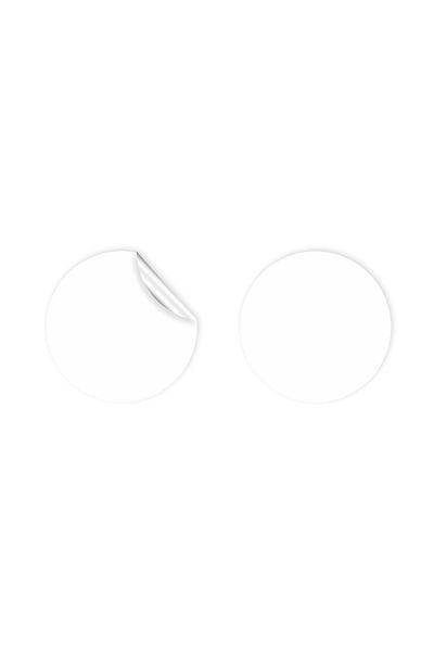 anka design Blank Sticker Matte Coated (4x4 Cm) - 48 Pieces -