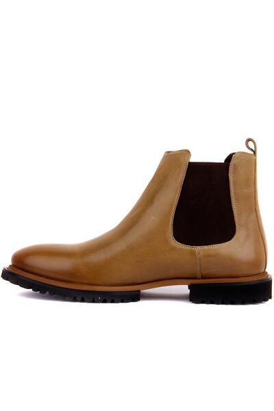 SailLakers Sand Leather Men's Chelsea Boots 102-3285-081155
