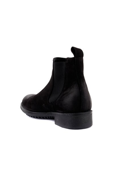SailLakers - Siyah Nubuk Bağcıksız Erkek Bot 102-3649-71454