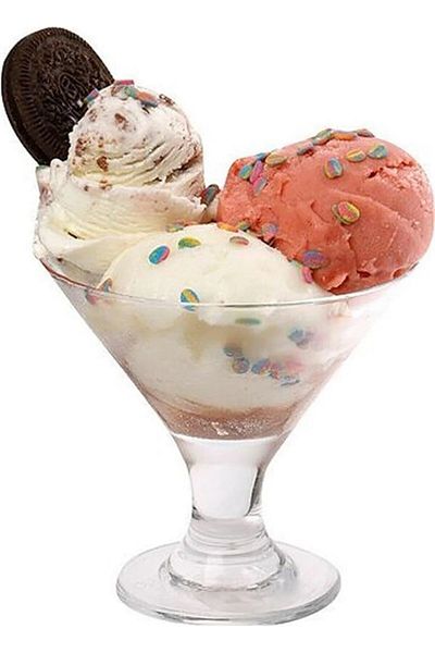Paşabahçe Ice Cream Bowl and Spoon Presentation Set 13 Pieces