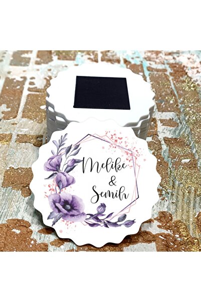 Magnet - Uv Baskılı - ( 10 Adet ) Düğün, Nişan, Kına, Doğum Günü, Baby Shower , Sünnet