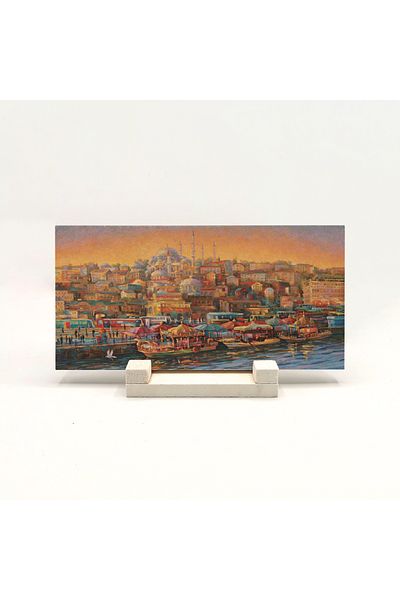 BAKSEPETE Eminönü Printed Natural Stone Tabletop