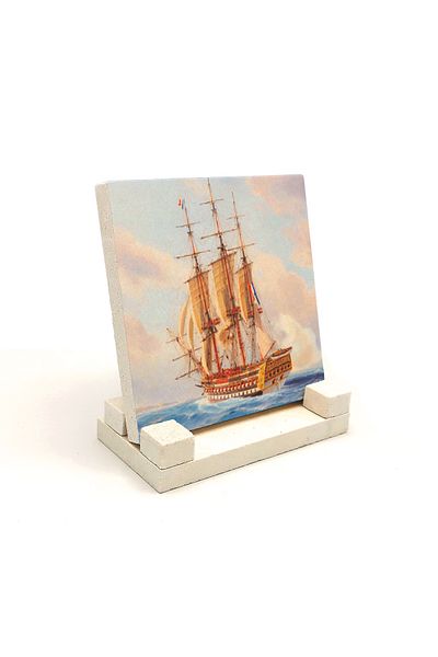 Sadrazam French Ship Official Printed Natural Stone Desktop