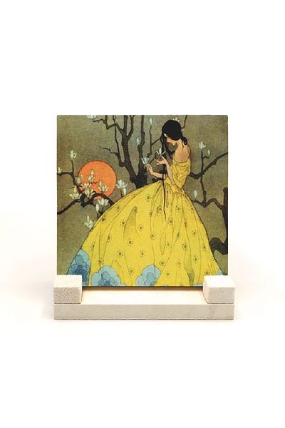 Sadrazam Spring's Promise Picture Printed Natural Stone Desktop