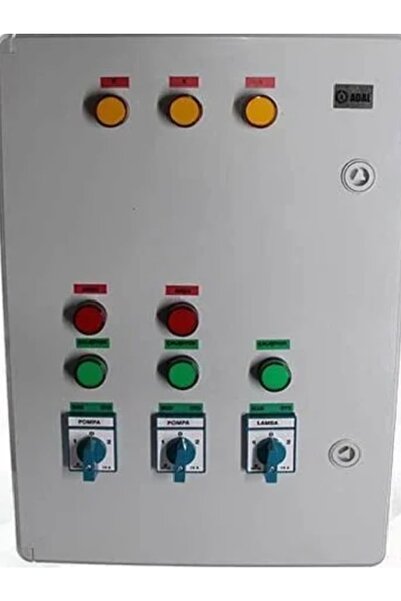 Waterfun Kontrol Panosu Zaman Röleli 2 Pompa+1 Grup Lamba (trifaze)/2 Pump+1 Group Lamp (treephase)