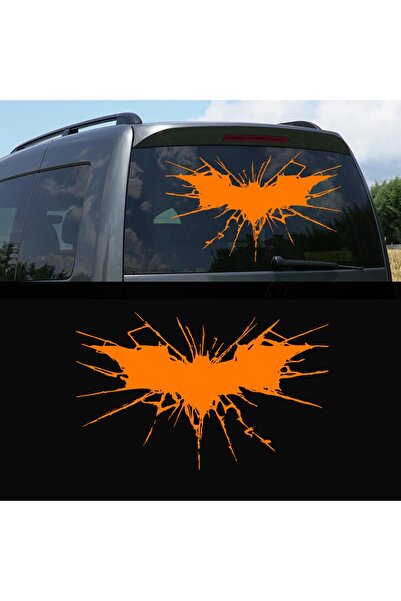 Melek Pazarı 90 X 56 Cm Batman Dark Knight Bat Car Sticker