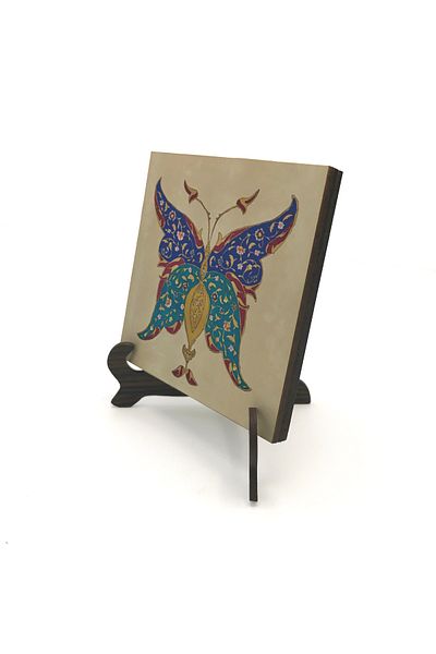 Sadrazam Butterfly Pattern Printed MDF Desktop