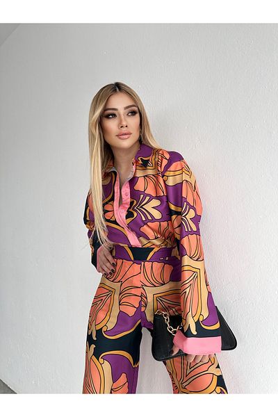 MOCCHI Lower Top Shirt Set Printed Print