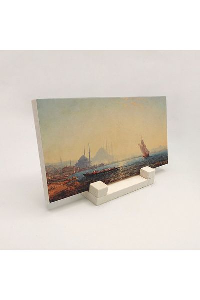BAKSEPETE Επιτραπέζια βάση από φυσική πέτρα Old Istanbul