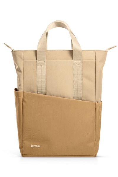 Tomtoc Slash A63 14 Inch Brown Macbook Pro Women's Backpack - T63m1k1