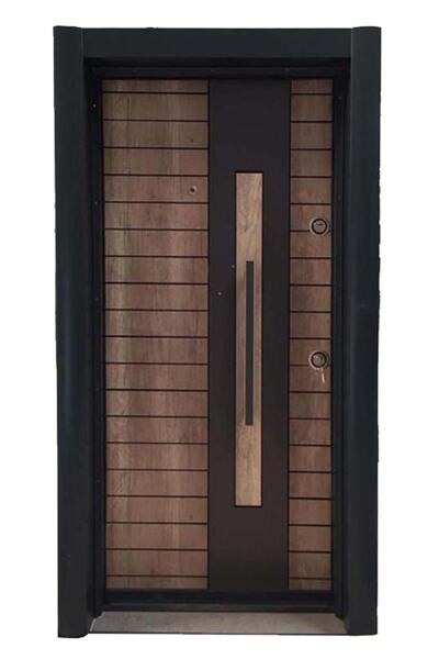 tezwood ahşap kapı sanayi Çelik Kapı, Modelleri Siyah Çelik Kapı Modelleri Düz Model Daire Kapısı