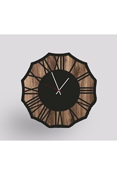 Ümra lazer ساعة حائط خشبية مزخرفة بالليزر من أوم را