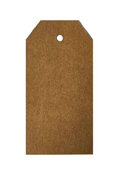 Kraft Etiket - 50 Adet