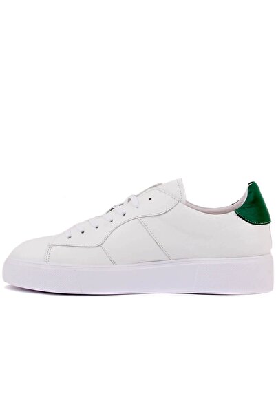 SailLakers - Λευκό δερμάτινο ανδρικό αθλητικό παπούτσια 101-3851-1065