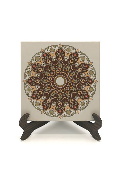 Sadrazam Rumi Pattern Printed MDF Desktop