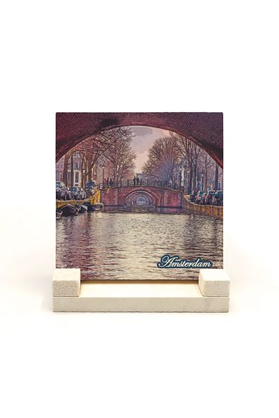 Sadrazam Amsterdam Visual Printed Natural Stone Tabletop