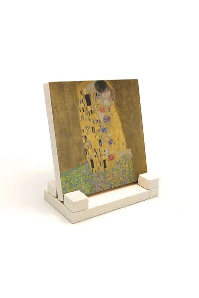 Sadrazam Kiss Gustav Klimt, 1907 Printed Natural Stone Desktop