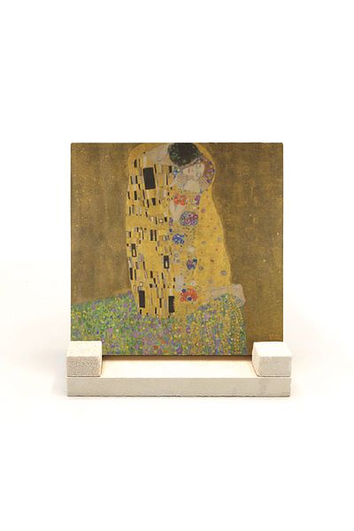Sadrazam Kiss Gustav Klimt, 1907 Printed Natural Stone Desktop