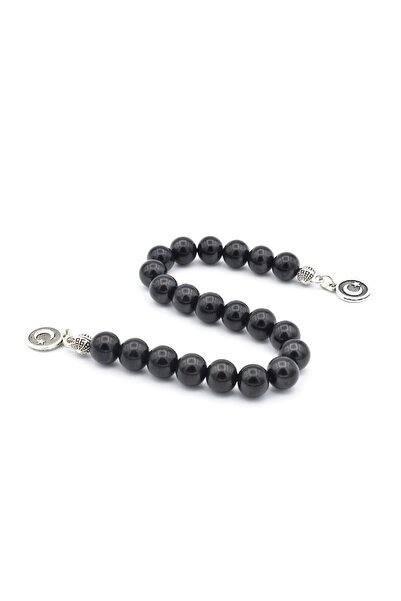 Murty99 Material placat cu argint Glob tăiat Oltu Stone Zaza Tesbih