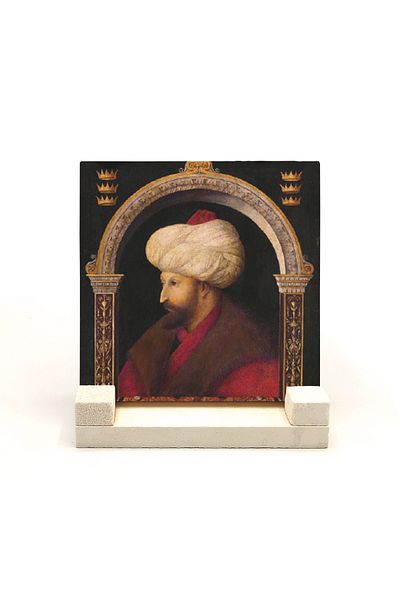 Sadrazam Fatih Sultan Mehmet Printed Natural Stone 10X10 Krt-88 Desktop