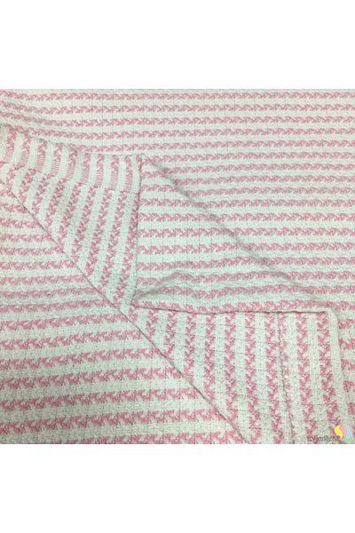 Renk Tekstil Evimrenk Double Krc Knitted Stripe Textured Pique Blanket 5 Colors