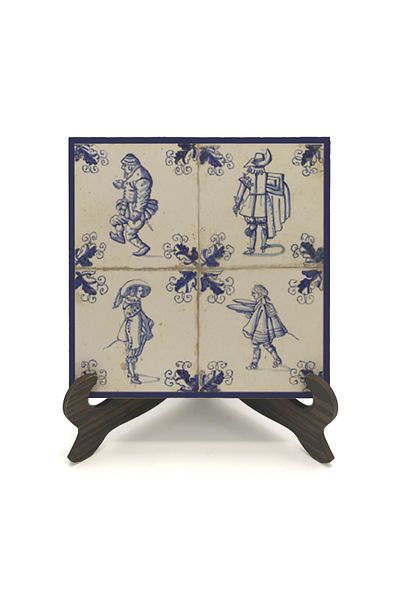 Sadrazam Dutch Pattern Printed MDF Desktop