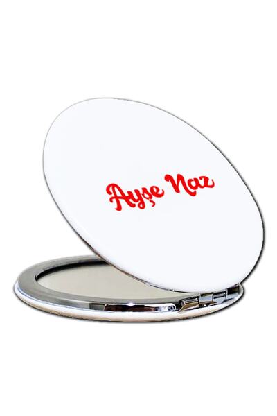 İŞTE BU Hello Kitty Kişiye Özel Isim Baskılı Çanta / Cep Aynası (kapaklı Ve Büyüteçli)