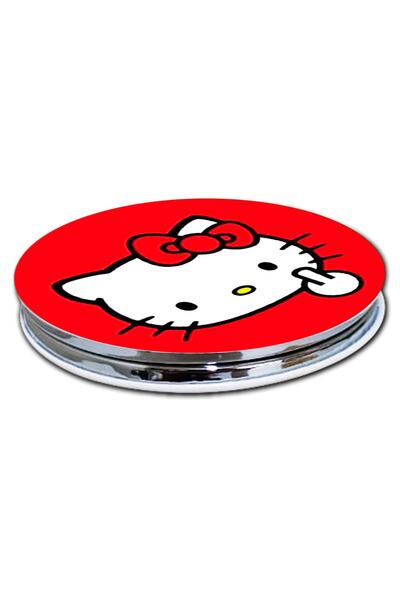 İŞTE BU Hello Kitty Kişiye Özel Isim Baskılı Çanta / Cep Aynası (kapaklı Ve Büyüteçli)