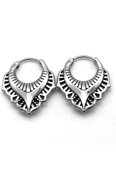 Viking قطرة كبيرة نموذج حلقة خمر المفاجئة على 316L الأقراط الرجال الصلب