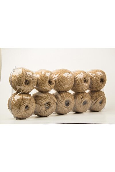 Özcan Toptan Tuhafiye Jüt (hasır) Ipi Çuval Ipi Kırnak Ipi 10 Adet (1kg) Jüt Ipi