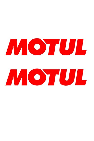 Melek Pazarı 15 X 4 Cm 2 Adet Motul Yağ Bisiklet, Oto Sticker